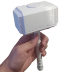 3D Yazıcı Baskılı Mini Mjolnir Çekic