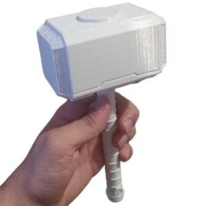 3D Yazıcı Baskılı Mini Mjolnir Çekic