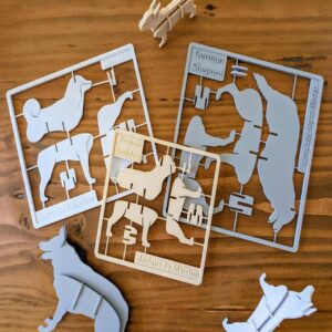 3D Yazıcı Baskılı Rottweiler Köpek Kit Kartı