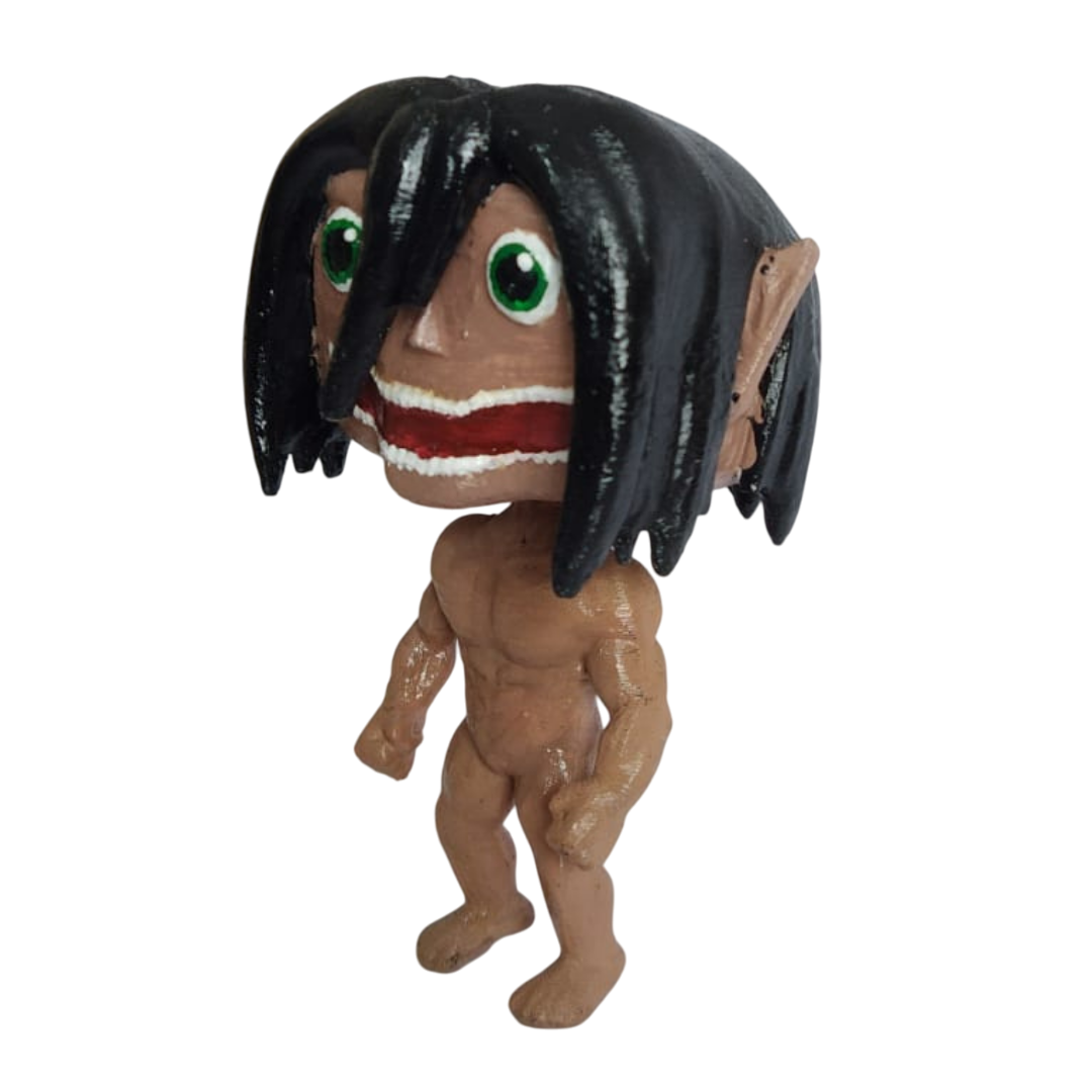 3D Baskılı Eren Yeager Chibi Titan Figür