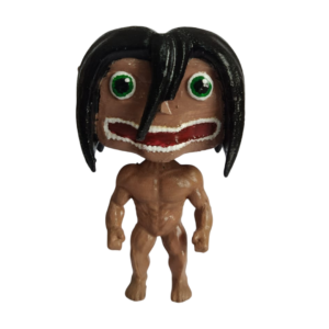 3D Baskılı Eren Yeager Chibi Titan Figür