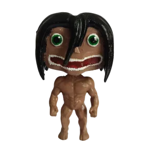 3D Baskılı Eren Yeager Chibi Titan Figür