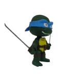 3D Baskılı Leonardo Ninja Kaplumbağa figür