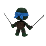 3D Baskılı Leonardo Ninja Kaplumbağa figür