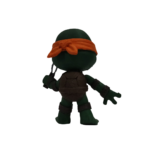 3D Baskılı Michelangelo Ninja Kaplumbağa figür