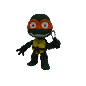 3D Baskılı Michelangelo Ninja Kaplumbağa figür