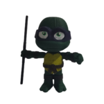 3D Yazıcı Baskılı Donatello Ninja Kaplumbağa Figürü