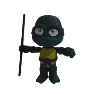 3D Yazıcı Baskılı Donatello Ninja Kaplumbağa Figürü