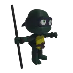 3D Yazıcı Baskılı Donatello Ninja Kaplumbağa Figürü