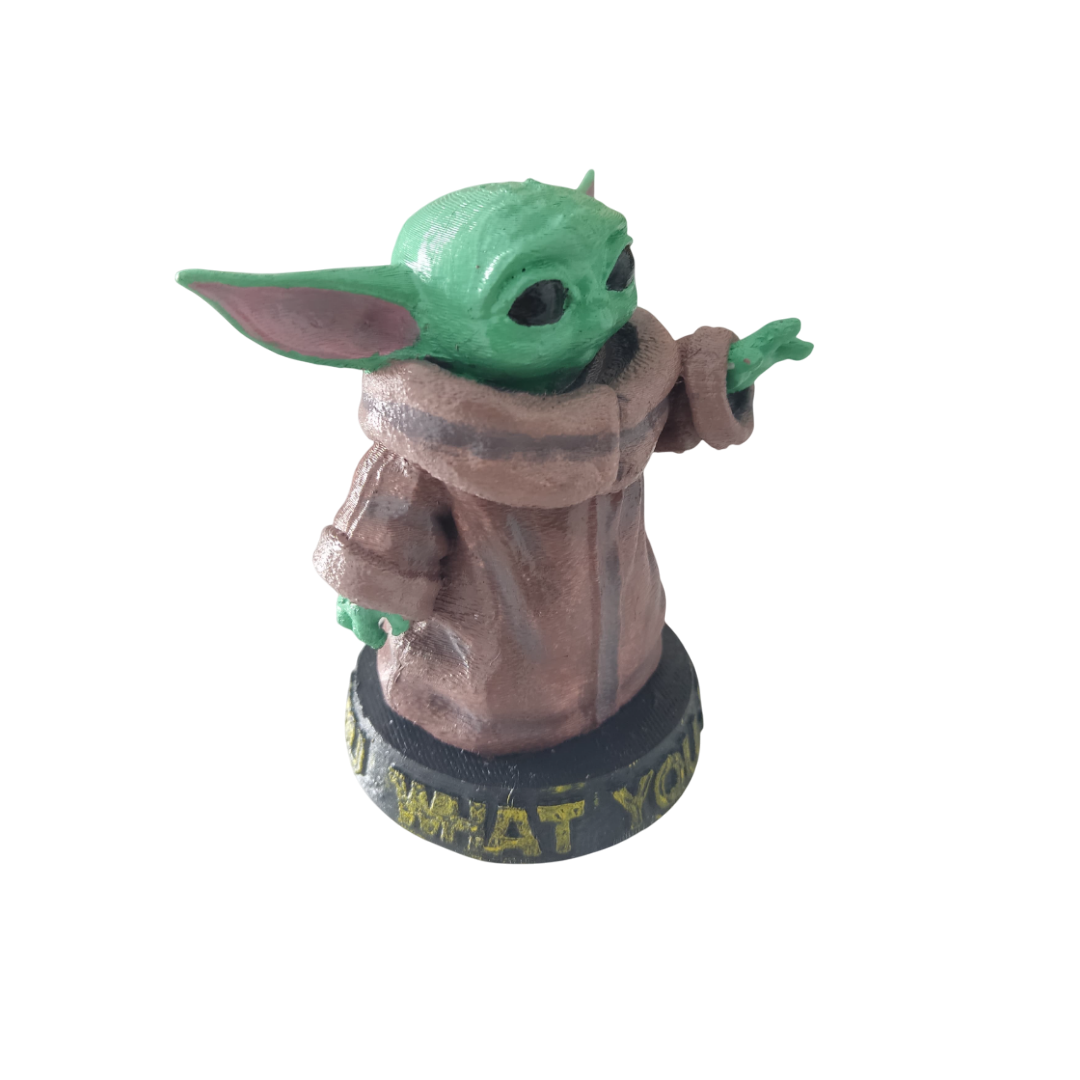3D TospikmarketBebek Yoda Figür