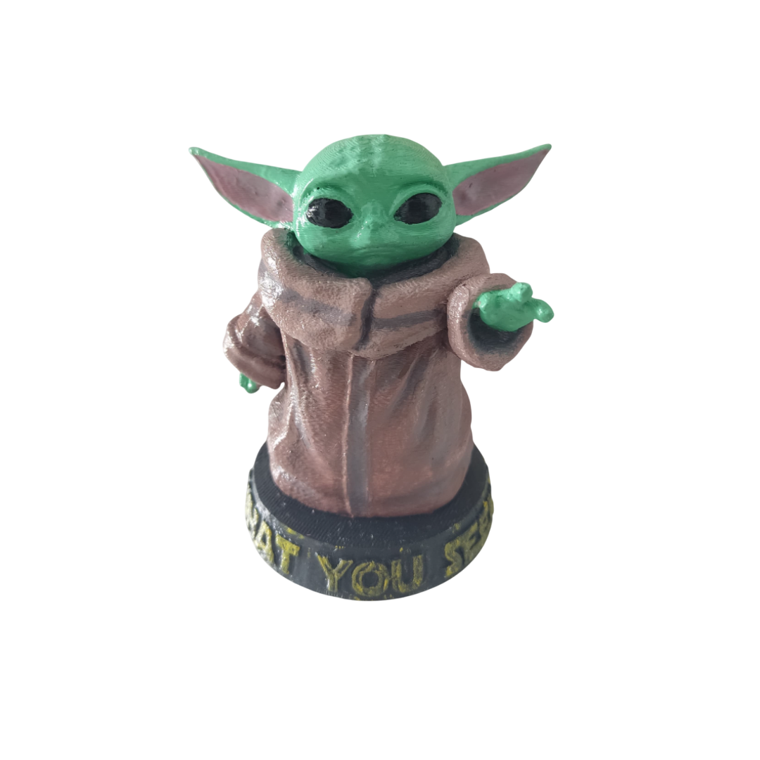 3D TospikmarketBebek Yoda Figür