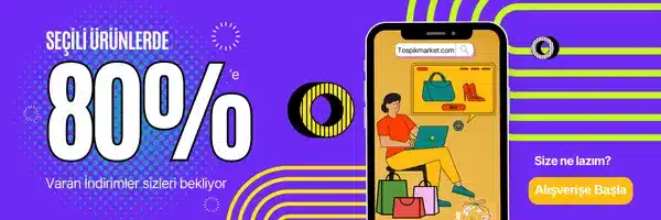 Tospikmarket İndirimleri Başladı Tospikmarket Seçili Ürünlerde %80 e Varan İndirimler