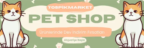 Tospikmarket Peshop Ve Hayvan Aksesuarı Ürünlerinde İndirim Fırsatları Başladı Hemen Alışverişe Başla