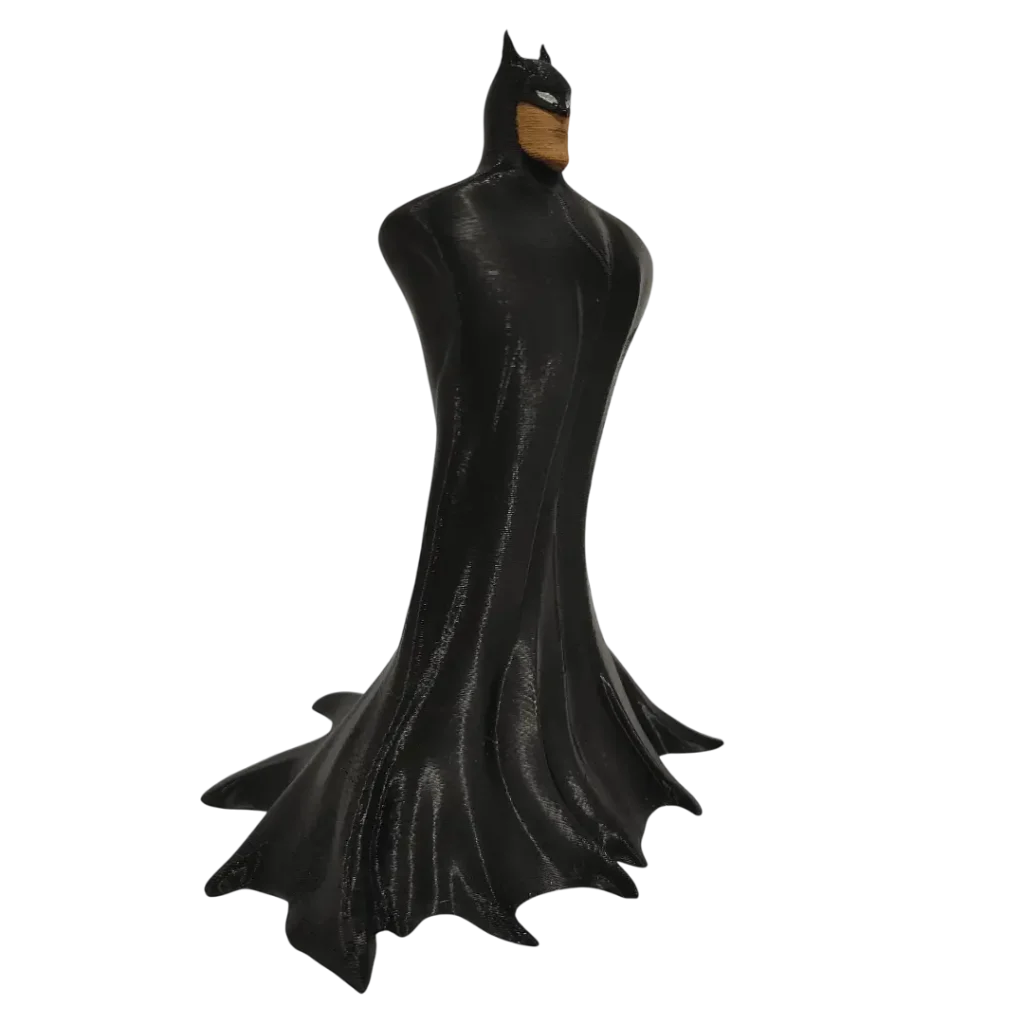 3D-Baskili-Batman-Arkham-Pelerinli Batman Figürü Tospikmarket