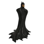 3D-Baskili-Batman-Arkham-Pelerinli Batman Figürü Tospikmarket