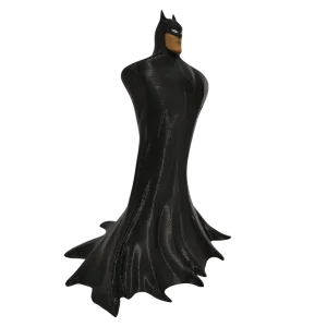 3D-Baskili-Batman-Arkham-Pelerinli Batman Figürü Tospikmarket