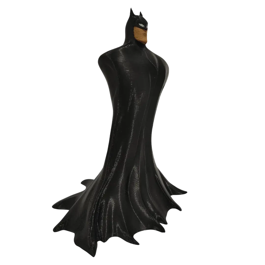 3D-Baskili-Batman-Arkham-Pelerinli Batman Figürü Tospikmarket