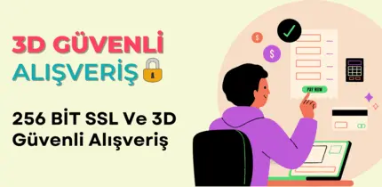 3D Güvenli Alışveriş 256 BİT SSL ve 3D Güvenli Alışveriş Tospikmarket