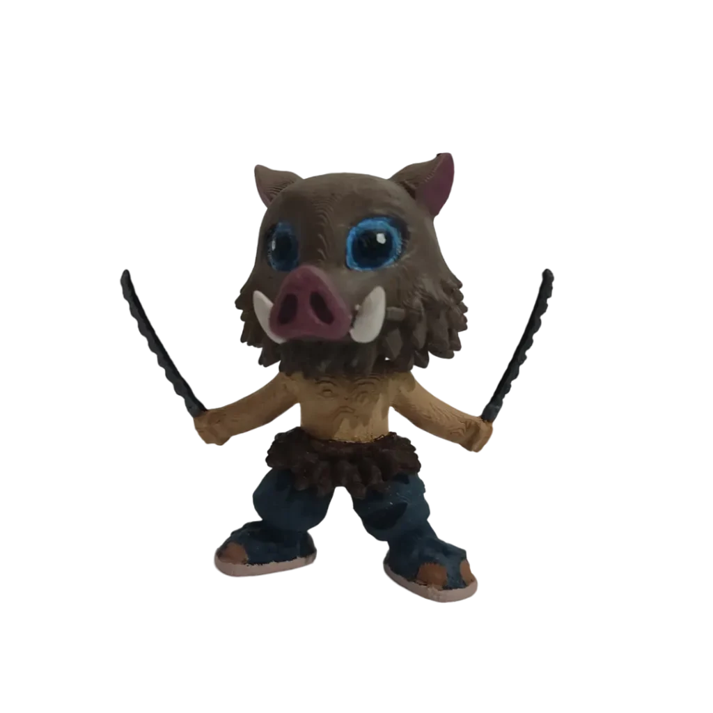 3D-Yazici-Baskili-Demon-Slayer-Inosuke Chibi Figür Tospikmarket