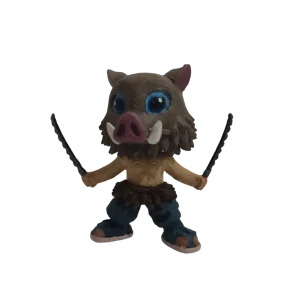 3D-Yazici-Baskili-Demon-Slayer-Inosuke Chibi Figür Tospikmarket