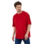 Erkek-Desensiz-Oversize-Kirmizi-Tshirt-Tospikmarket-3