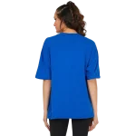 Kadin-Desensiz-Oversize-Mavi-T-Shirt-Tospikmarket 2