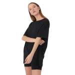 Kadin-Desensiz-Oversize-Siyah-T-Shirt-Tospikmarket