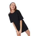 Kadin-Desensiz-Oversize-Siyah-T-Shirt-Tospikmarket 3